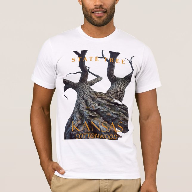 Camiseta Kansas Territory Tree The Cottonwood (Anverso)