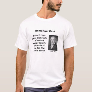 Camiseta Kant, imperativo categórico