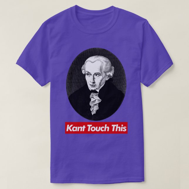 Camiseta Kant Touch Este Diseño De Memes De Filosofía (Diseño del anverso)