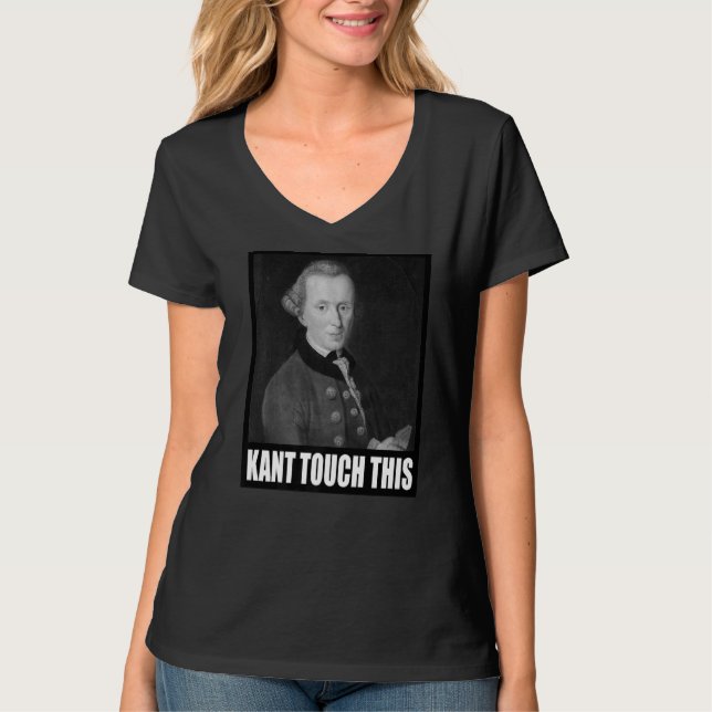 Camiseta Kant Touch Este Meme De Filosofía Immanuel (Anverso)