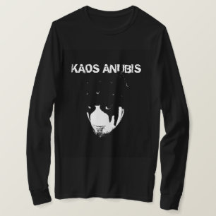 Camiseta Kaos Anubis Long Sleeve B&W Face