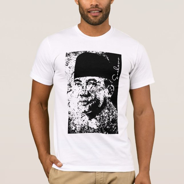 Camiseta Kaos Bung Karno (Anverso)
