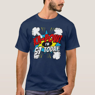 Camiseta KaPow 67 Years Old Comic Book 67th Birthday Super 