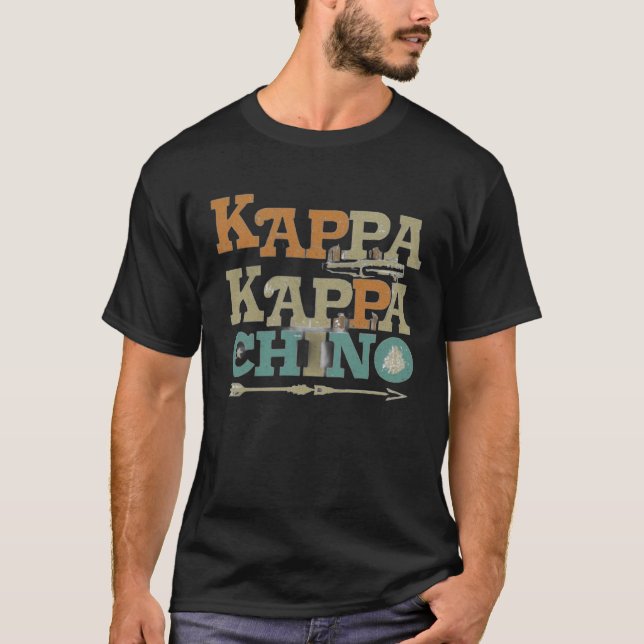 Camiseta Kappa Kappa Chino Funny Coffee Lover T-Shirt (Anverso)