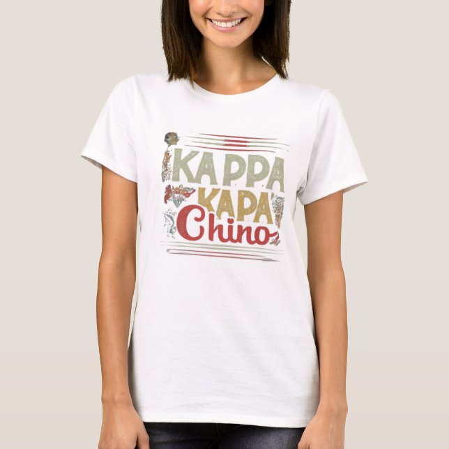 Camiseta Kappa Kappa Chino Funny Coffee Lover T-Shirt (Anverso)
