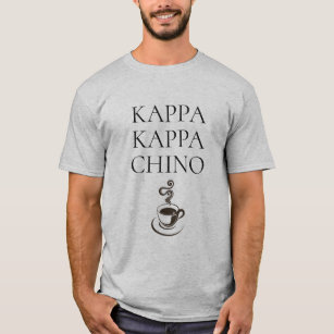 Camiseta Kappa Kappa Chino Gracioso Amante del Café