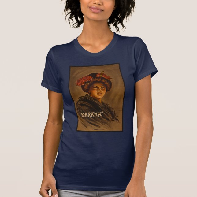 Camiseta Karama: Actriz japonesa Romance Geisha (Anverso)
