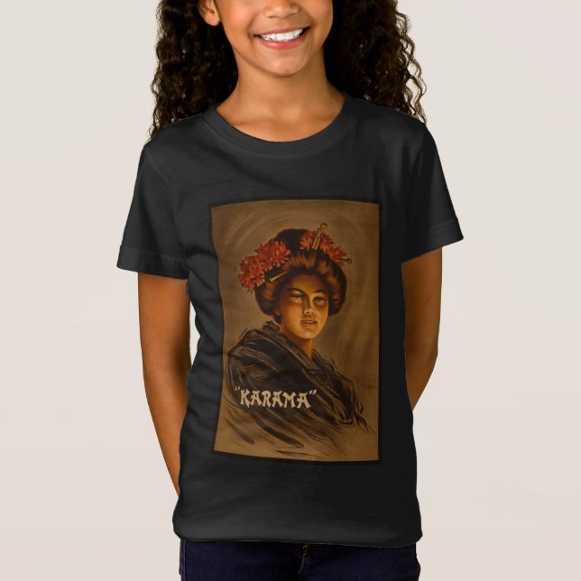 Camiseta Karama: Actriz japonesa Romance Geisha (Anverso)