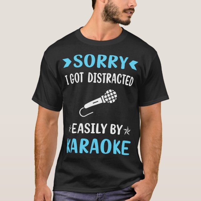Camiseta Karaoke distraído (Anverso)