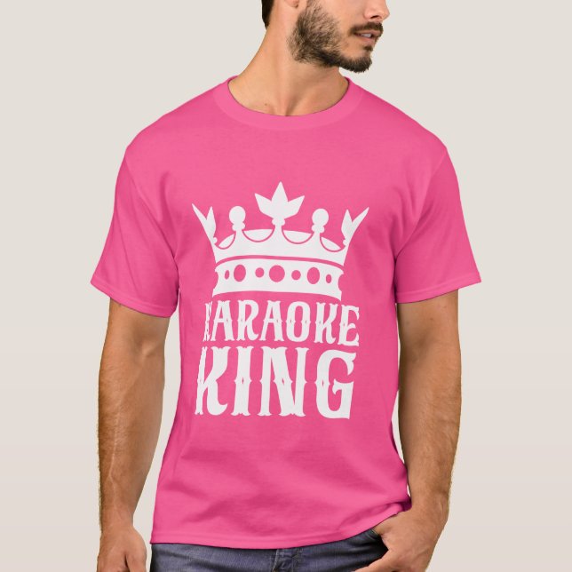 Camiseta Karaoke King Karaoke (Anverso)