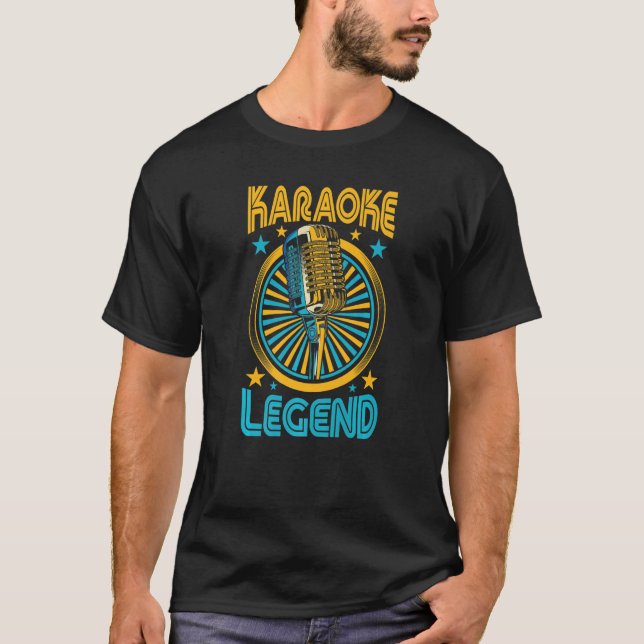 Camiseta Karaoke Legend Music Lover Gift Lip Syncing Singer (Anverso)