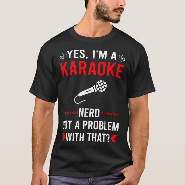 Camiseta Karaoke Problema (Anverso)
