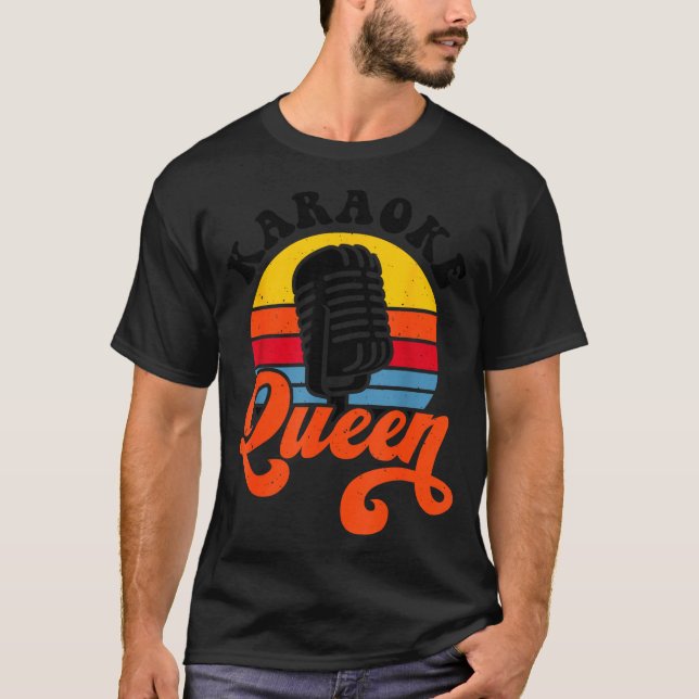 Camiseta Karaoke Queen  (Anverso)