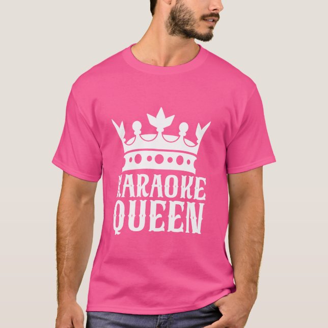 Camiseta Karaoke Queen Karaoke (Anverso)