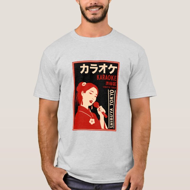 Camiseta Karaoke Shibuya Tokyo (Anverso)