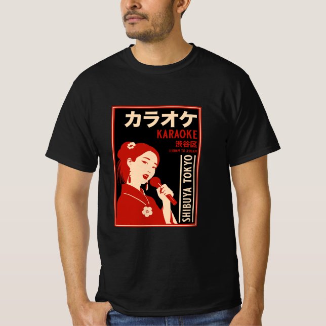 Camiseta Karaoke Shibuya Tokyo (Anverso)