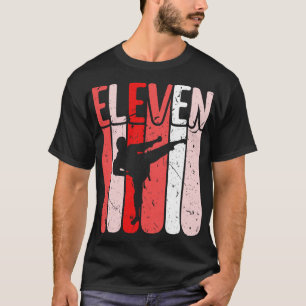 Camiseta Karate 11º cumpleaños niños artes marciales de Tae