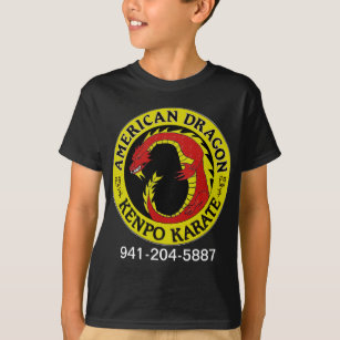 Camiseta Karate americano de Kenpo del dragón