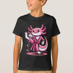 Camiseta Karate Axolotl Artes Marciales Taekwondo Kickboxin