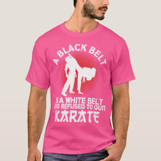 Camiseta Karate Belt Shirt Karate Silhouette T Shirtia Mart