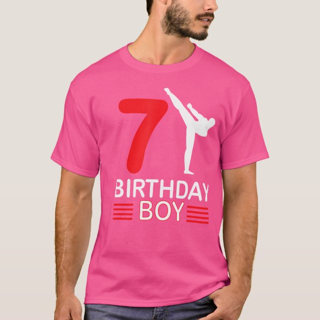 Camiseta Karate Birthday Boy Taekwondo (Anverso)