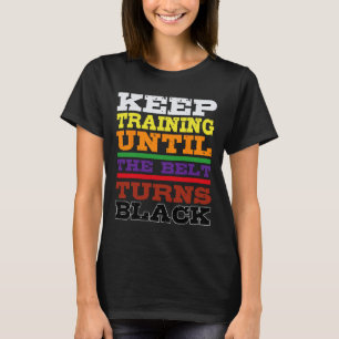 Camiseta Karate Black Belt Entrenamiento Artes Marciales Ja