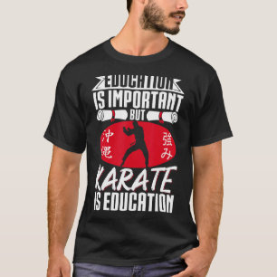 Camiseta Karate Black Belt Gi La Educación Uniforme Importa