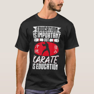 Camiseta Karate Black Belt Gi La Educación Uniforme Importa