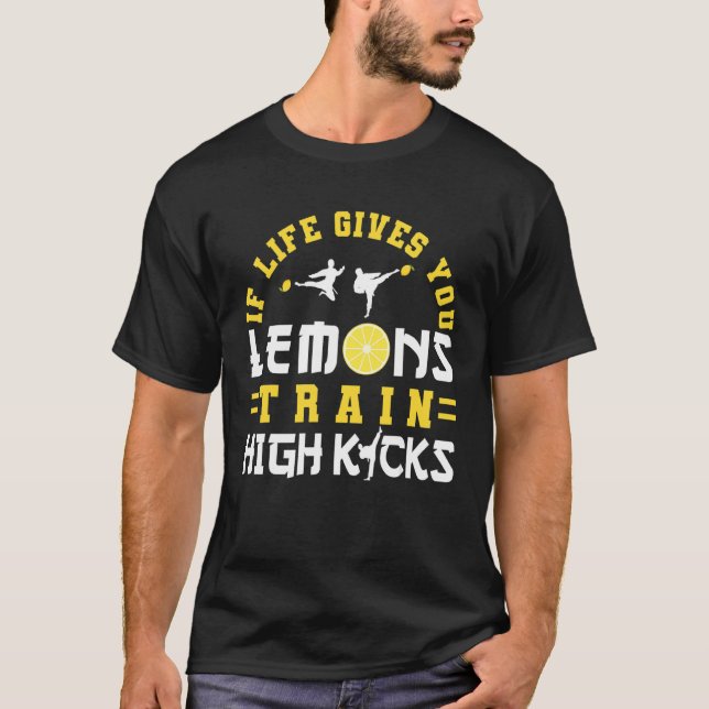 Camiseta Karate Black Belt Gi Uniform si Live te da Lem (Anverso)