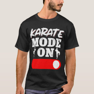 Camiseta Karate Black Belt Gi Uniforme Karate Mode On