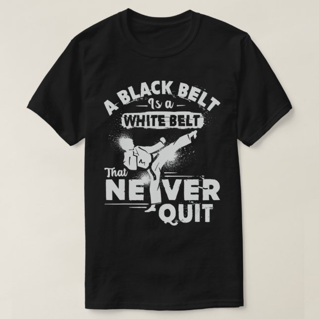 Camiseta Karate Black Belt Karate s para hombres karate niñ (Diseño del anverso)