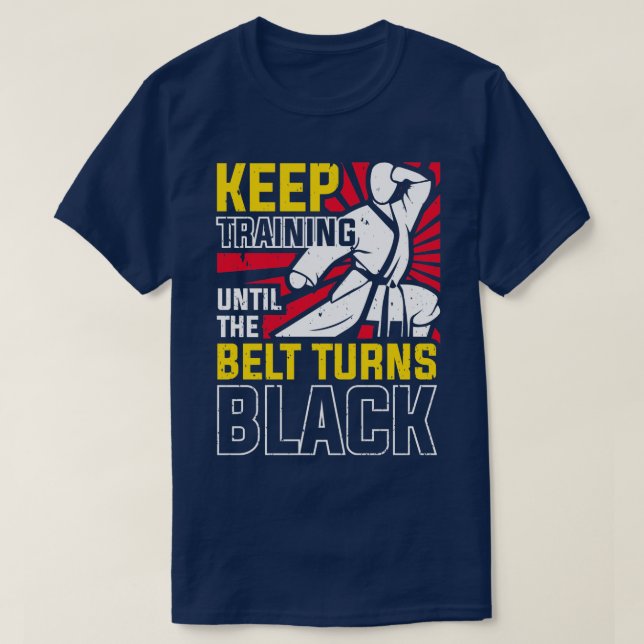 Camiseta Karate Black Belt Karateka Gift (Diseño del anverso)