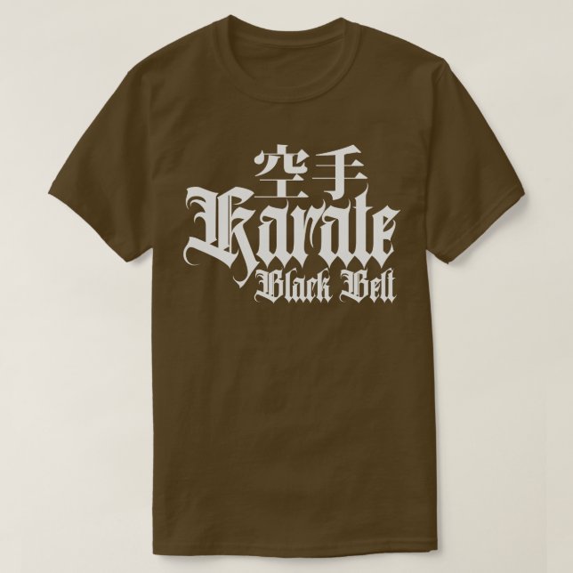 Camiseta Karate Black Belt Master (Diseño del anverso)