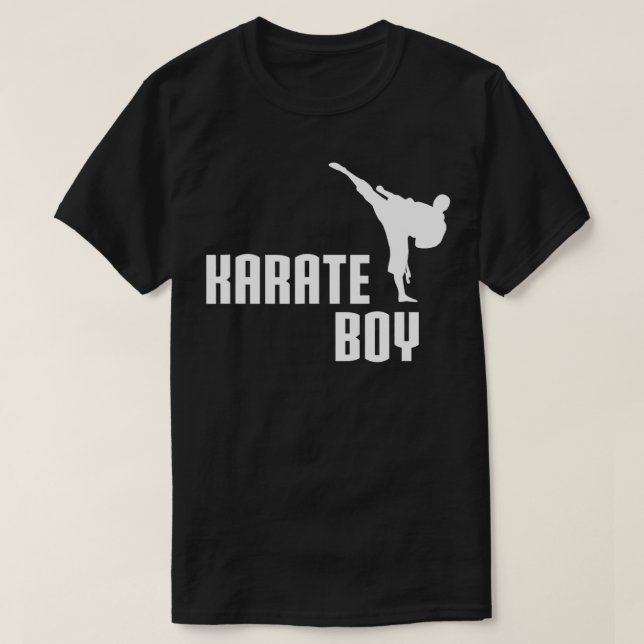 Camiseta Karate Boy Gracioso regalo de artes marciales cuta (Diseño del anverso)