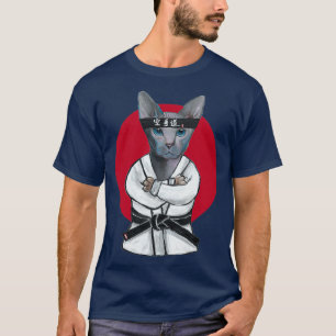 Camiseta Karate Cat