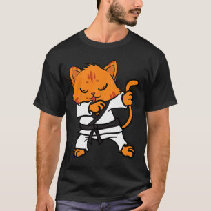 Camiseta Karate Cat Dab Dance Martial Arts Dabbing Compo Sp