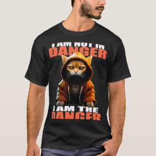 Camiseta Karate Cat No Estoy En Peligro Soy El Gato Peligro