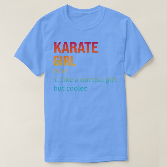 Camiseta KARATE Chica Como Un Chica Normal Pero Un KA Diver (Diseño del anverso)