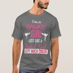 Camiseta Karate, Chica de Artes Marciales, luchador de Kara