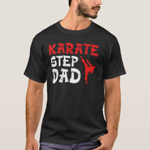 Camiseta Karate clásico Orgulloso padrastro de karate Karat