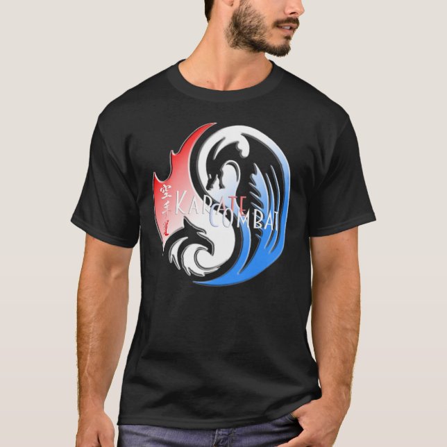Camiseta Karate Combat - Sparring Budo Martial Arts Sports  (Anverso)