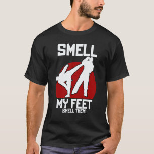 Camiseta Karate Cool Para Chicos Chicas Huele Mis Pies Kara