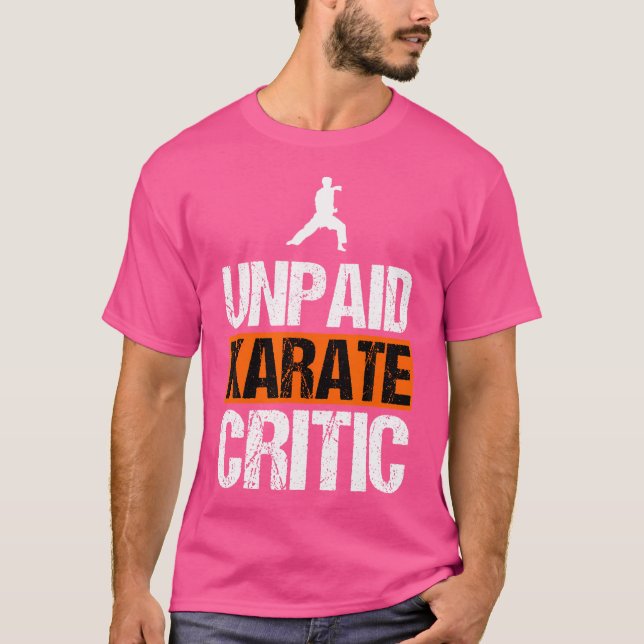 Camiseta Karate Crítico Irónico Sarcástico (Anverso)