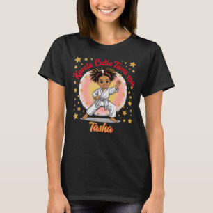 Camiseta Karate Cutie Chica de cumpleaños celebración arte 