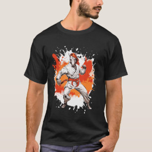 Camiseta Karate de Caballo Luchador de Animales Judo