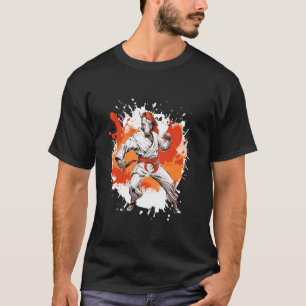 Camiseta Karate de Caballo Luchador de Animales Judo
