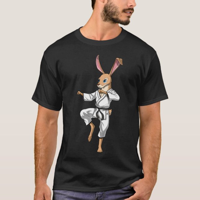 Camiseta Karate de conejo (Anverso)