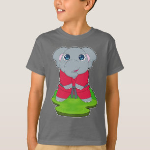 Camiseta Karate de las artes marciales del elefante