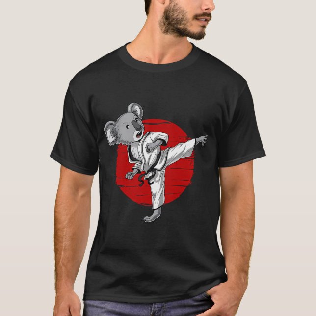 Camiseta Karate de oso koala (Anverso)
