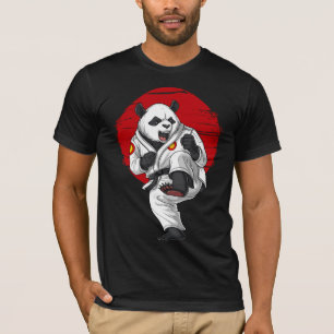 Camiseta Karate de oso panda